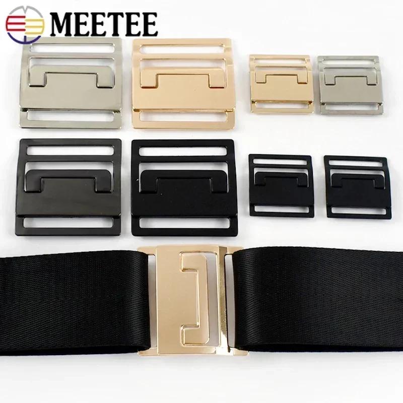 2/5/10Pcs Metal Buckle 30/50mm Combination Buckles for Connecting Waistbands Coats Handbags Straps Adjustable Clasp Accessories