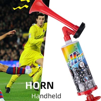 10-1PCS Handheld Air Horn Portable Air Pump Horn Party Accessories Security Emergency Air Horns for Football Sport Event Birthda