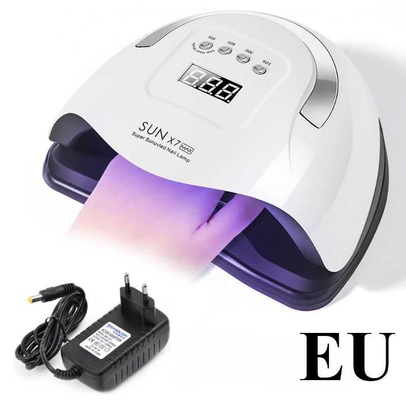 

1 шт. Сушильная машина для ногтей LED Лампа УФ-лампа для сушки геля Электрический маникюр EU Plug белый