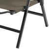 BUNDOK Low Style Chair, Dark Olive, BD-115DO, with Folding Cotton Armrests