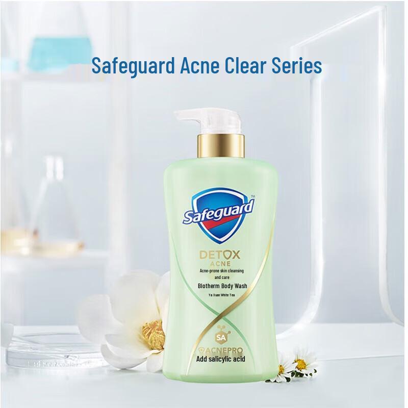 Safeguard Anti-Acne White Tea Shower Gel