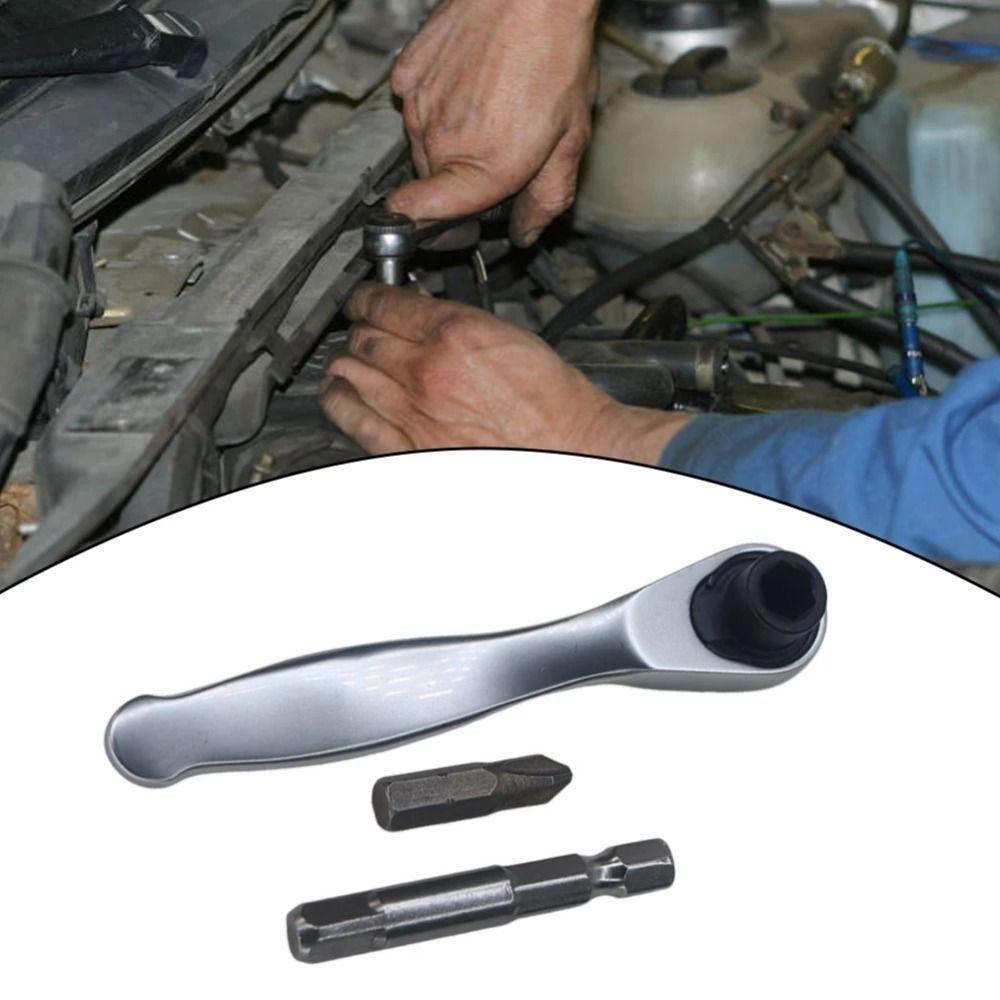 1/4 Zoll Mini-Schnellratsche 72 Zähne Sechskant-Ratsche Manuelle Werkzeuge
