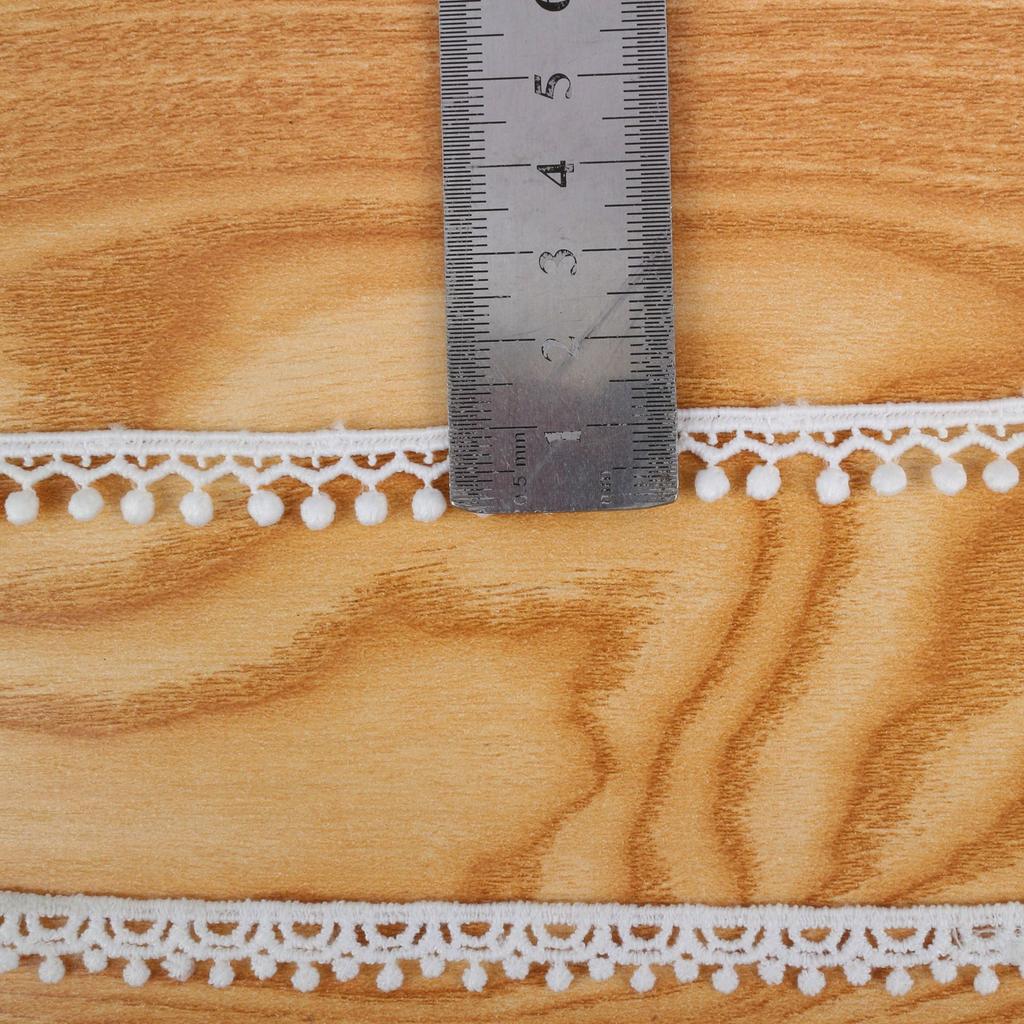 Milk Silk Lace, Hollow Water-Soluble Embroidery Unilateral Bean Lace Accessory Lace