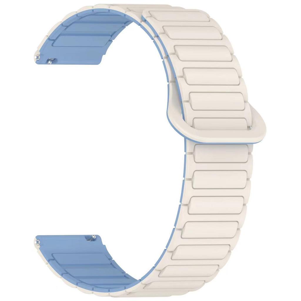 Compatible Magnetic Silicone Strap for Samsung Galaxy Watch 4-7 and Huawei GT 2-6 Series
