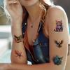 28 Stück Temporäre Tattoos Fantasiewesen Wasserdicht Langanhaltend Körperaufkleber Tierdesigns Aquarell Für Arme Wangen