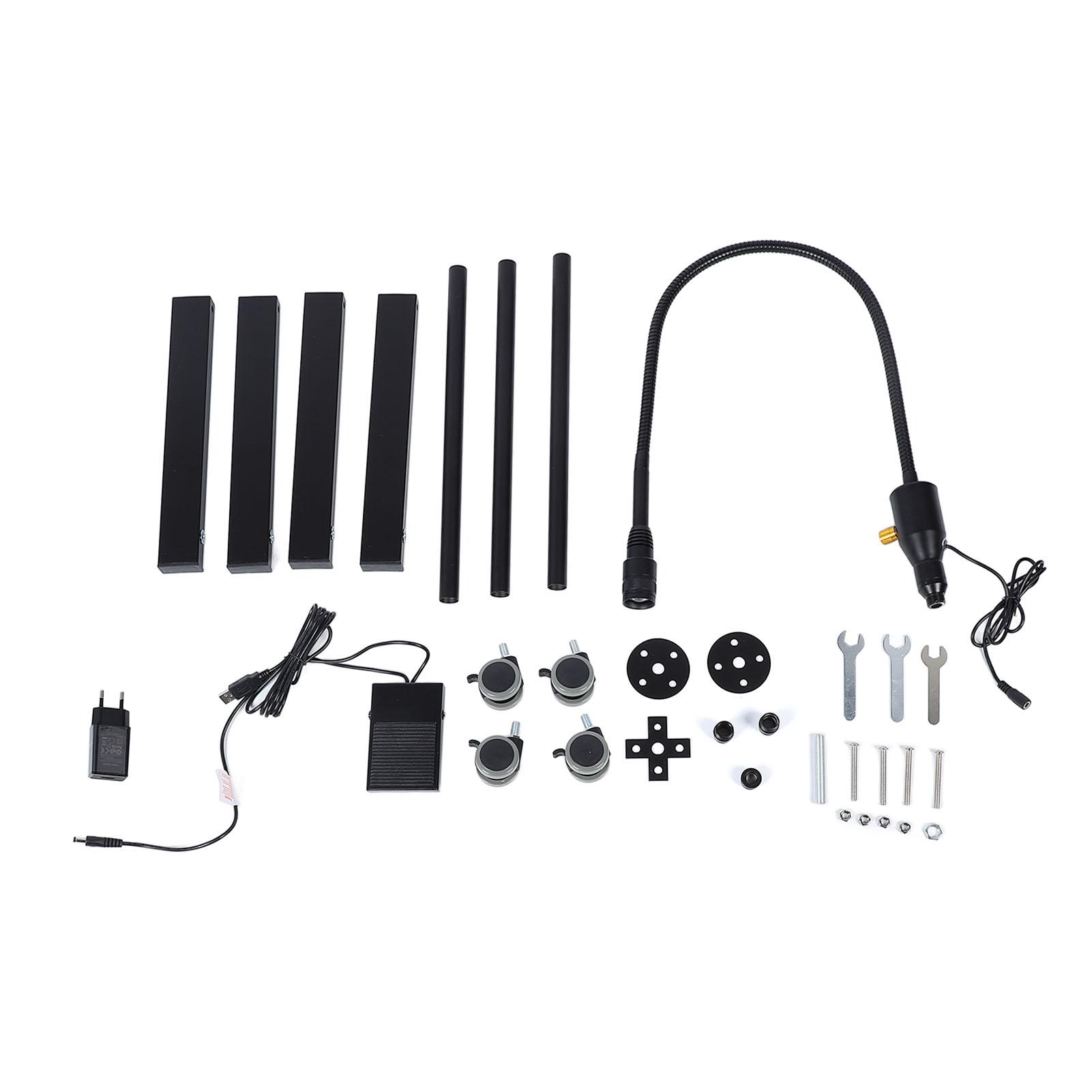 

УФ-лампа для наращивания ресниц LED с ножной педалью управления для профессиональных мастеров по наращиванию ресниц Cure Glue чёрный