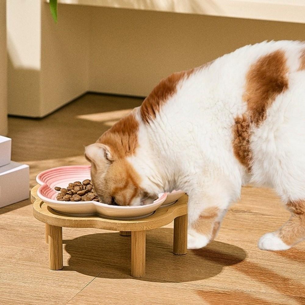 Large Capacity Pet Food Bowl Anti Tipping Pet Drinking Feeder  for Dogs Cats