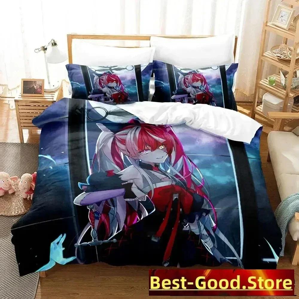 Kureiji Ollie The Iconic Zombie Idol Bedding Set Duvetcover Bed Set Quilt Cover Pillowcase Comforter King Queen Size Boys Adult EU Single(135*200cm)3pcs