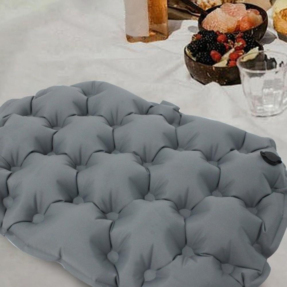 Portable Inflatable Seat Cushion Foldable 3D Air Seat Cushion Waterproof Comfortable Camping Chair Pad for Outdoor Travel