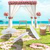 60/84cm Wedding Paper Umbrellas Chinese Wooden Handle White DIY  Rustic Photography Props for Baby Shower Party Wedding
