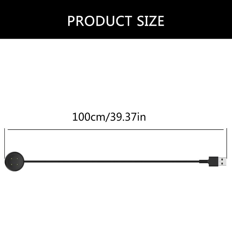 Type C Charger Power Adapter Line Compatible for Watch 3 Magnetic Fast Charging Cable Cord Smartwatch Station Easy Carry