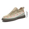 Men's breathable shoes men's retro matte suede invisible inner heightening men's shoes 6cm heightening shoes medium help casual board shoes