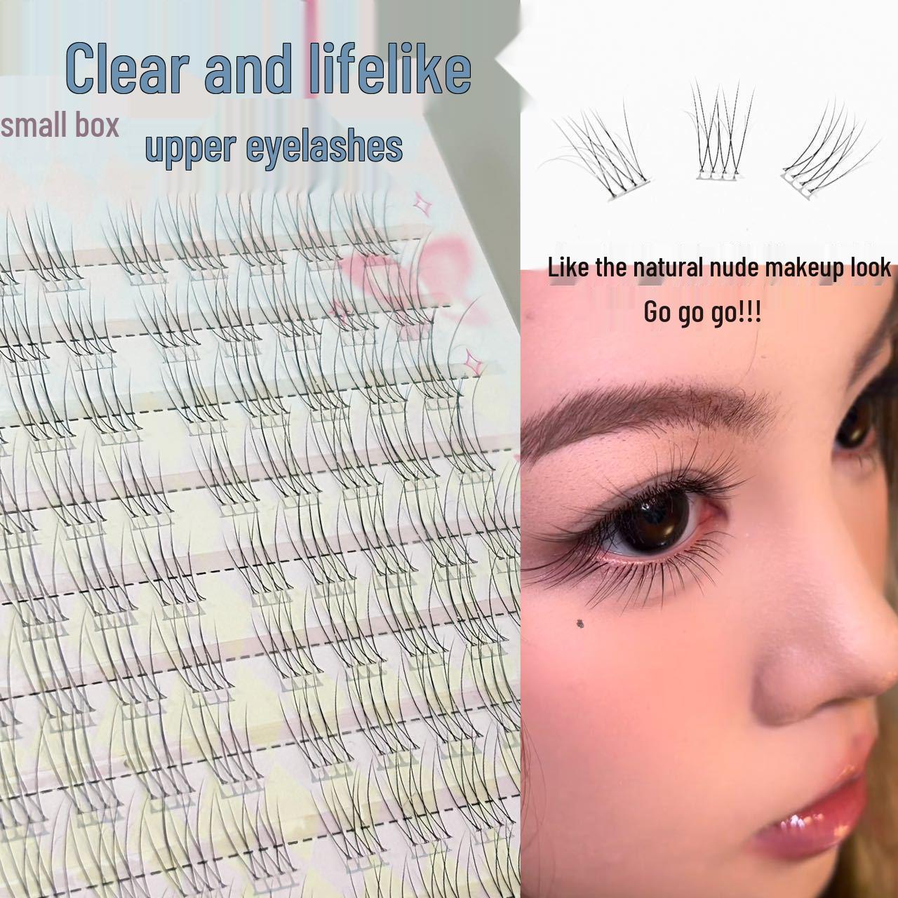

Natural Look Light & Messy False Eyelashes - Cold & Innocent, Everyday Wear