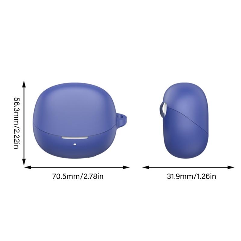 Soft Silicone Earphone Covers Secure Fit Lightweight Design For MeloBuds N60 Earbuds Case Protective Shell Extended Use