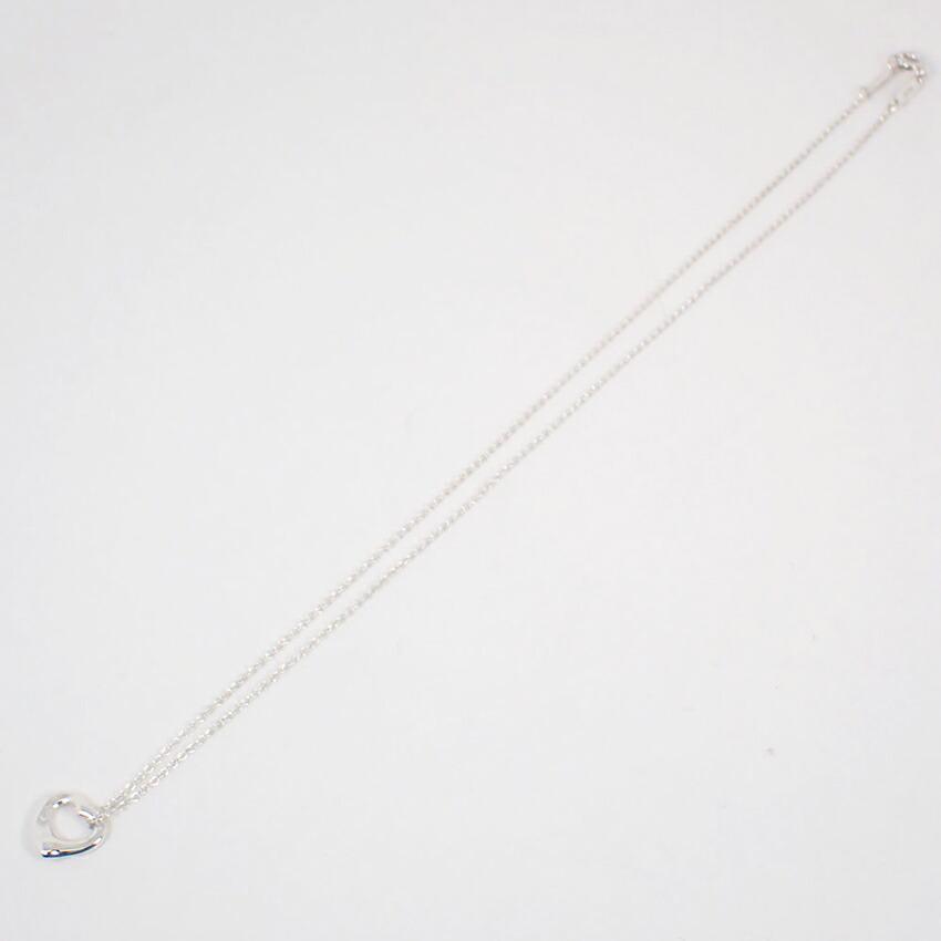[Used] TIFFANY/Tiffany 925 Open Heart Pendant/Necklace/j112-3