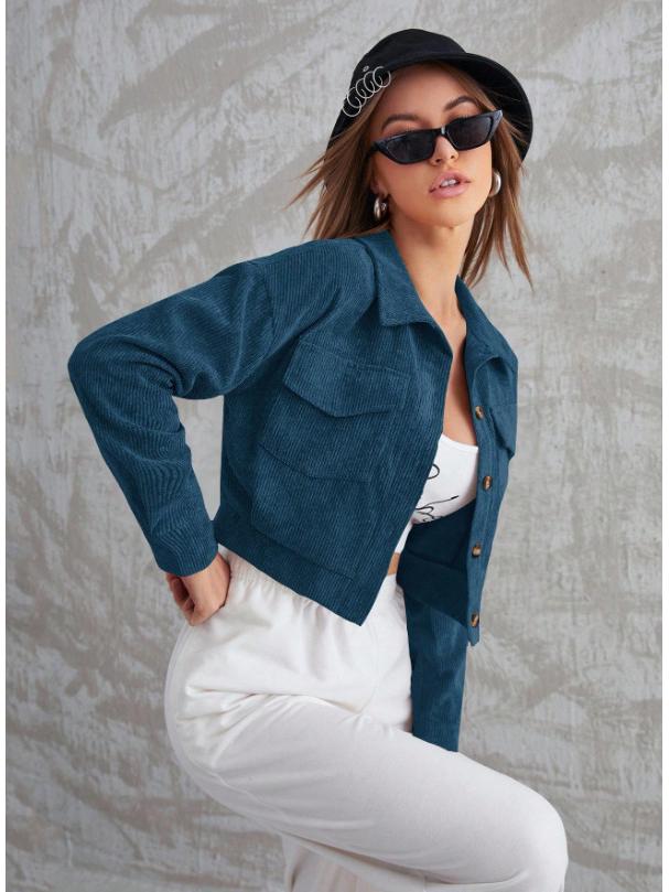 2024 Women's Casual Trendy Autumn/Winter Retro Fashion Cardigan Coat