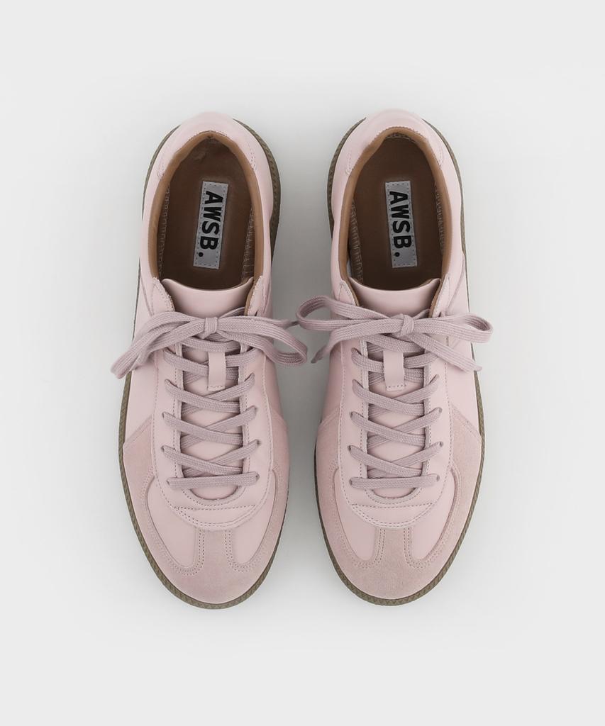 Awesomebee Reina German Army Leather Sneakers Asb601Pi