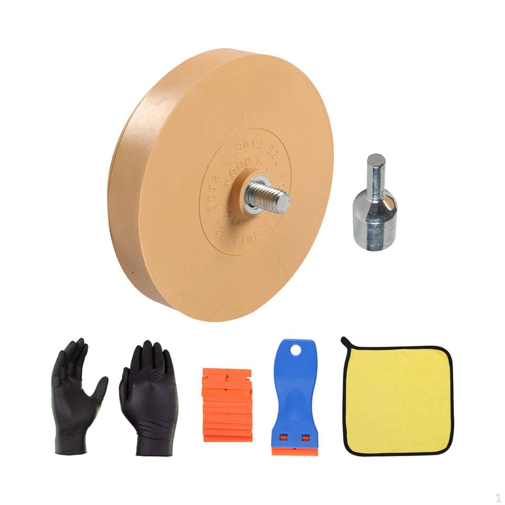 Car Decal Remover Eraser Wheel Sticker Removal Set Adhesives for Vinyl Stickers