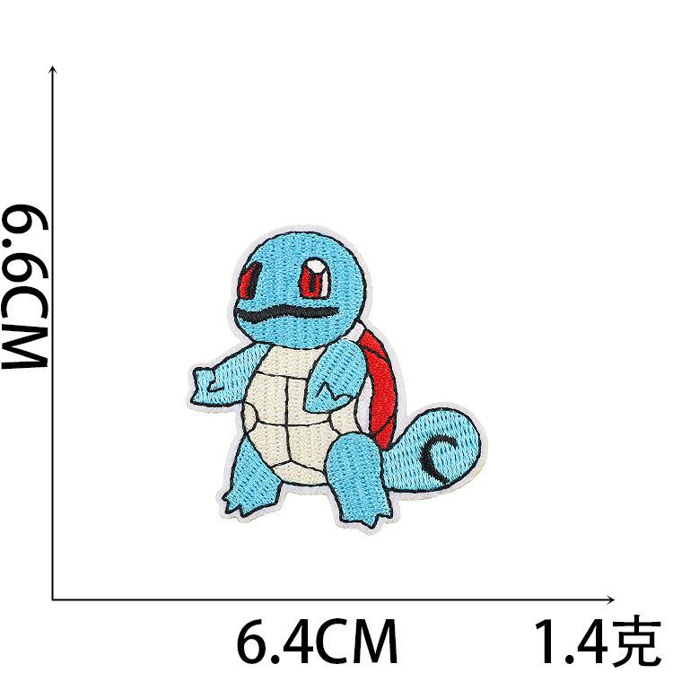 

Наклейка на тканину з вишивкою мультфільму Pokémon Наклейка-патч Pokemon Комп ютерна вишивка Наклейка з вишивкою Хлопчик Marvel no. 5~_3 pieces
