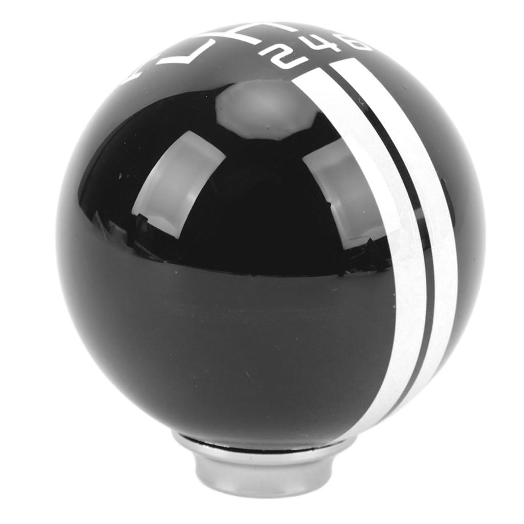 6 Speed Car Racing Gear Shift Knob for Shelby GT500 Style Round Ball Shift Knob with 3 Adapters for