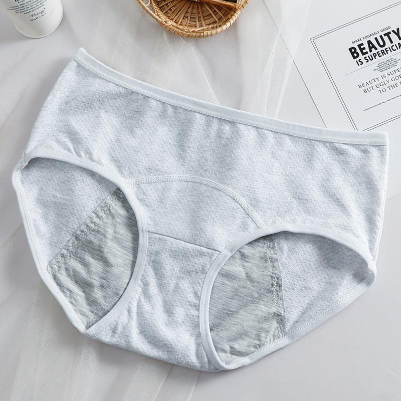 Pure Cotton Women's Physiological Underwear Leak Proof and Safe Pure Cotton Antibacterial Triangular Shorts