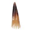 Buffalo Horn Horn Shape Hair Comb Ergonomic Handle Hair Scalp Massager  Home Use