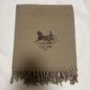 Used Celine Horse Carriage Logo Shawl (Reason for Discount)