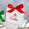 Christmas Gift Candy Box 3D Eve Cookies Favor Gift Packaging Box With Ribbon New Year Merry Christmas Party Decoration
