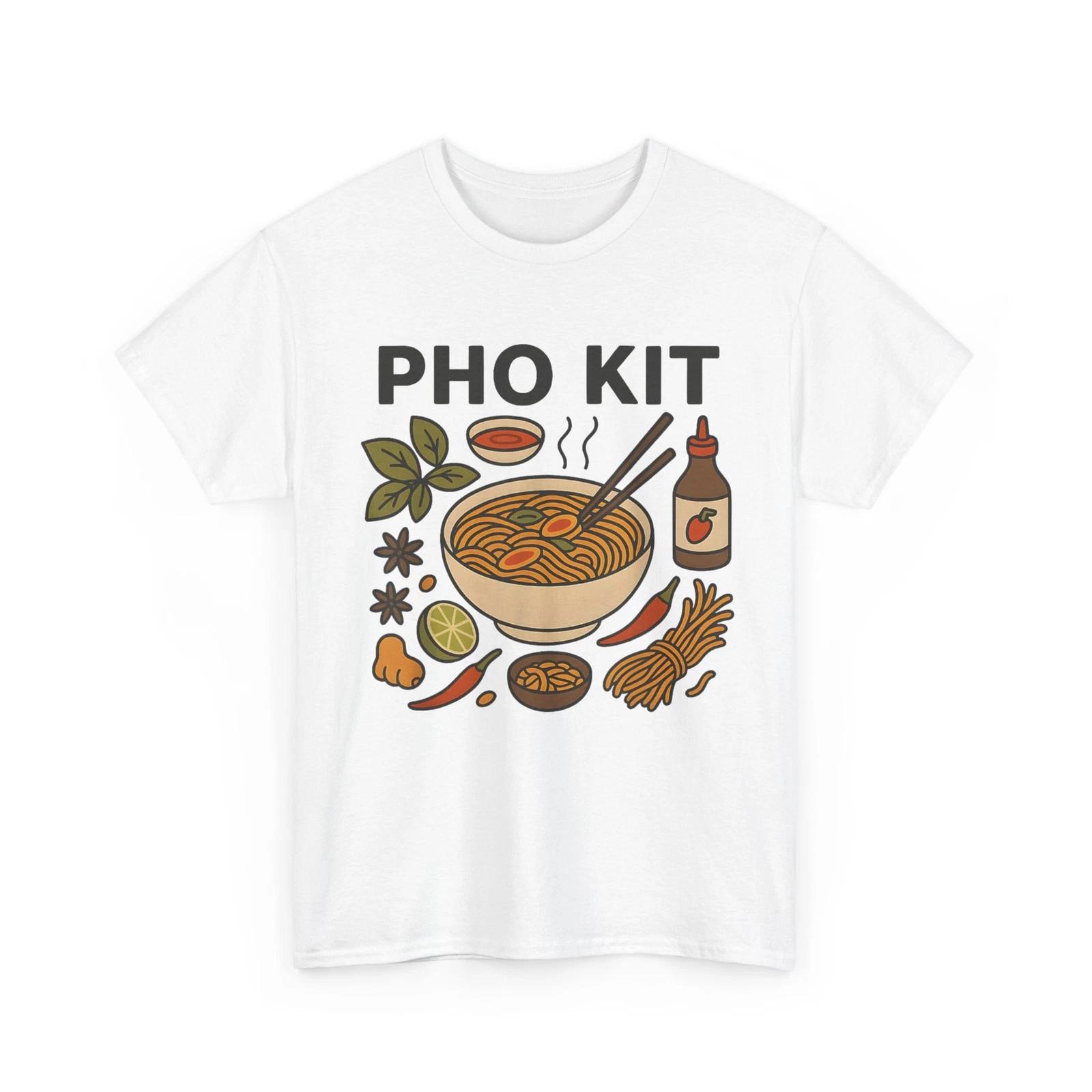 

Pho Kit Funny T shirt, Vietnamese Ramen Lovers Noodle Soup Humor Shirt 4XL