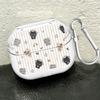 Case For Samsung Galaxy Buds 3Pro Live 4 Pro 2 2Pro 4Pro 3 FE Clear Earphone Cases Cover With Hook Grid Cartoon Cat