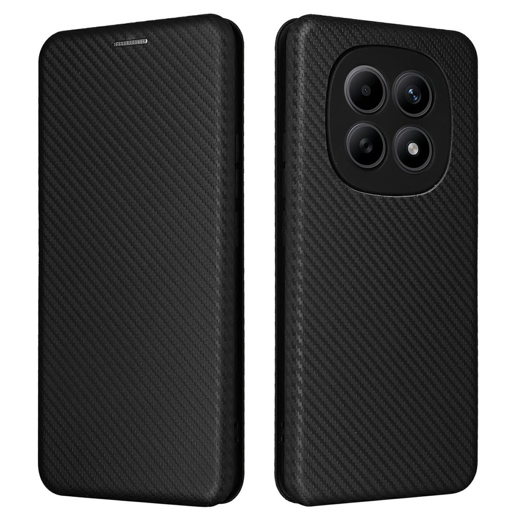 Phone Case For Xiaomi Poco M8 5G / Redmi Note 15 5G (Global) / 15 4G (Global) Carbon Fiber Texture Drop-Proof PU Leather Phone Cover