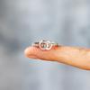 Elegant S925 Sterling Silver Zircon Ring - Women's Fashionable Interlocking Chain Design for Index Finger, European & American Style.