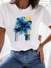 (Asian Size) Tee Top 90s sweet plant trend T Shirt Woman Print Fashion Female Short Sleeve Women Clothing Graphic T-shirts