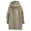 EMMETI 52-158-36-080001 ALISHA/Alisha Lamb Leather Mouton Hooded Duffle Coat 40 Light beigeUsed