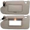 NHILES Left Driver Side Sun Visor Compatible With Nissan Altima 2013 2014 2015 2016 2017 2018 With Light, Without Sunroof 96401-3TA2A Beige