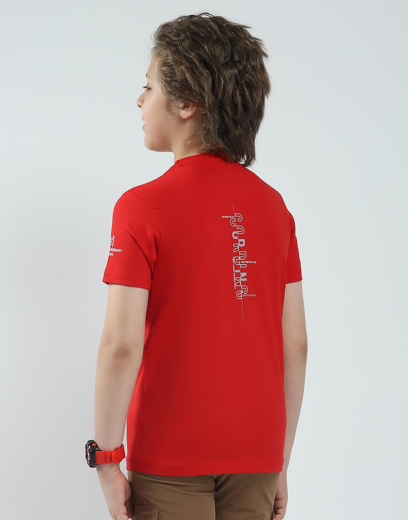 MONTE CARLO Camiseta Estampada de Gola Redonda para Meninos