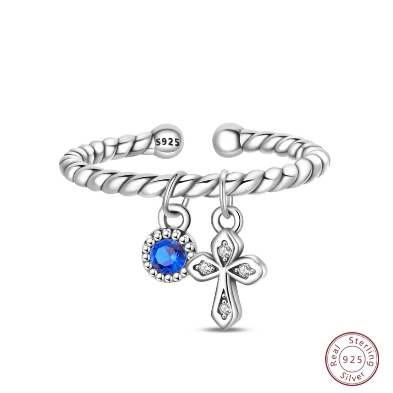 New 925 Silver Open Ring Hollow Rose Infinite Love Simple Ring Women Wedding Engagement Party Jewelry Gift