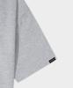 LEMAIN SECOND Basic Logo Print Oversized Short Sleeve T-Shirt [Melange Gray]