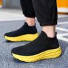Women's Sneakers Slip On Men Socks Shoes Breathable Couple Running Shoes Lightweight Soft Footwear Casual