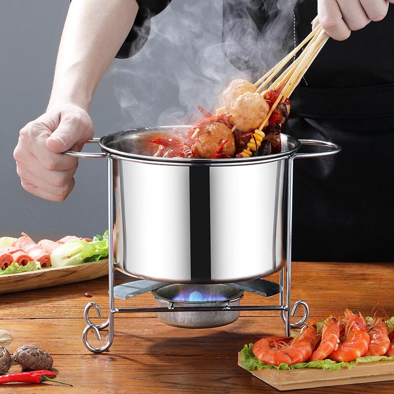 SMVP Stainless Steel Skewer Hot Pot Set with Lid