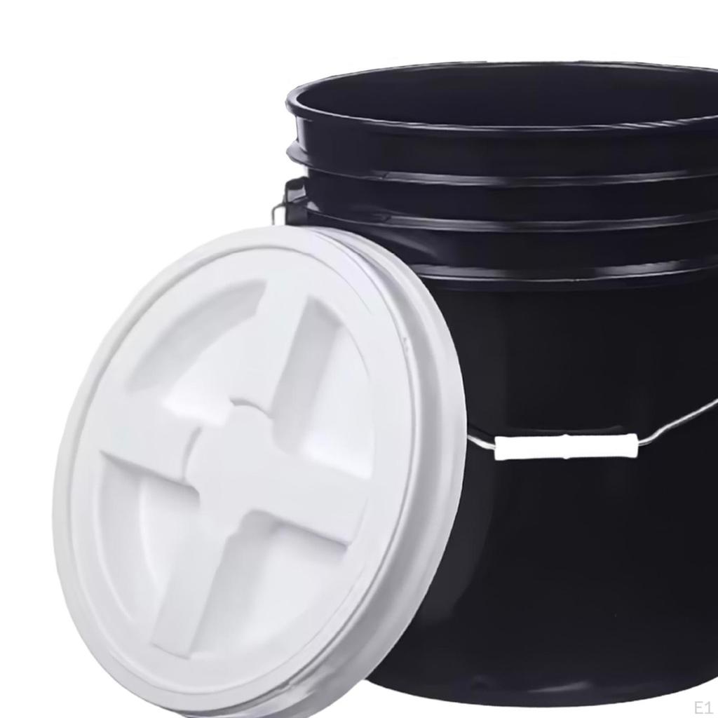 , Multifunctional, Reusable Bucket Food Container with Screw Lid for Fishing, Home Use And Car