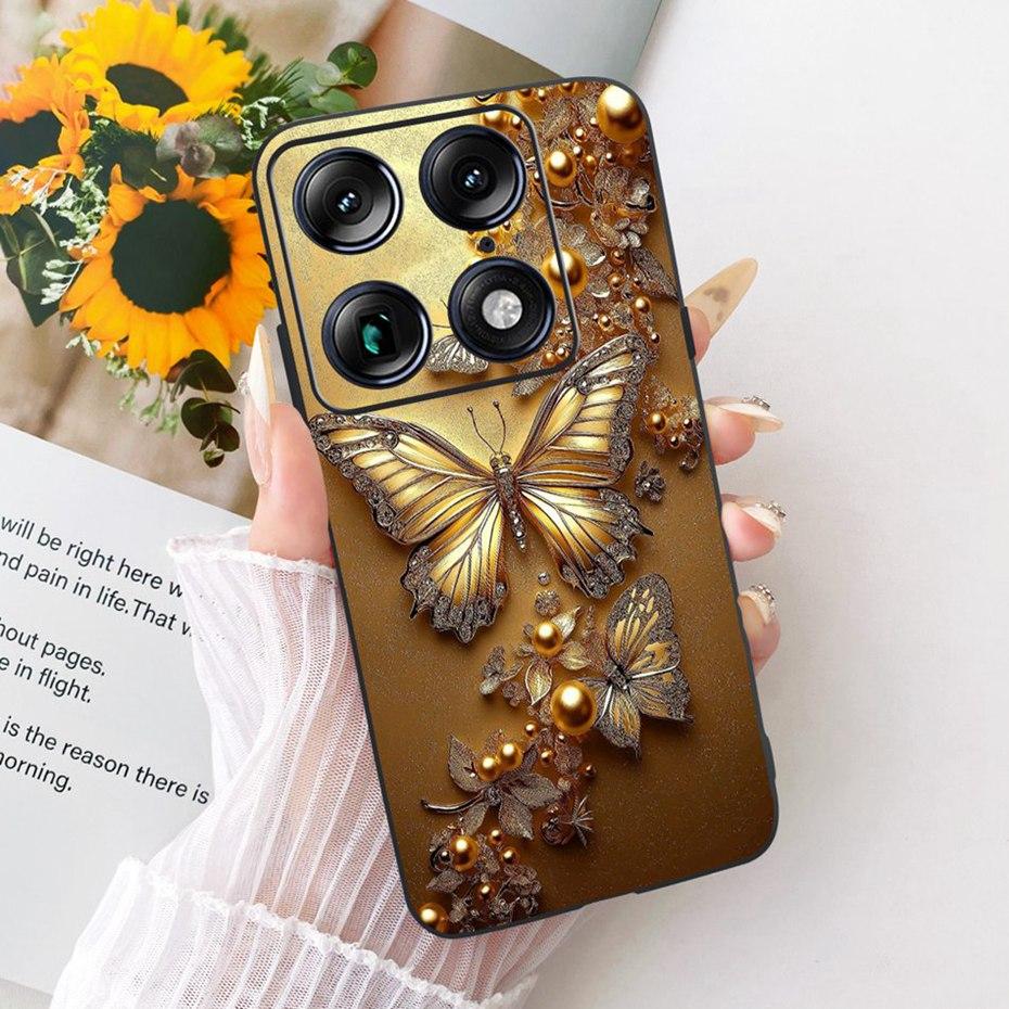 Fashion Letter Phone Case For Motorola Signature XT2603-2 Back Cover For Motorola Signature 5G Soft Black Silicone Cases