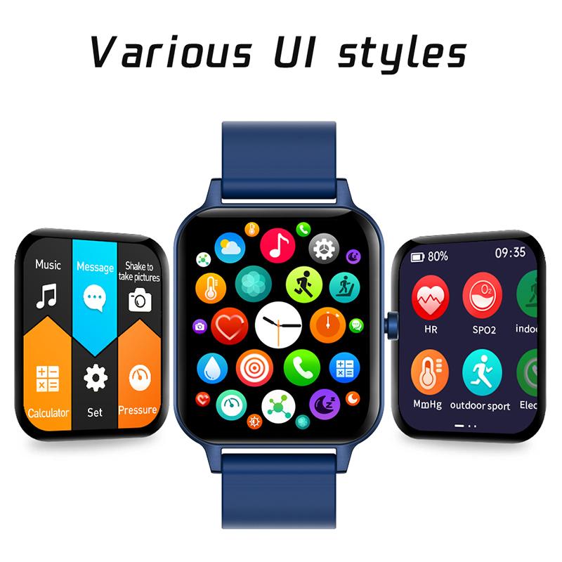 Men Women Smart Watch Ip68 Waterproof Body Temperature Monitor Call Smartwatch Fitness Sports Watches For Android Ios Phone