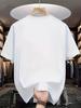 Men's New Summer 100% Cotton T Shirt with Basketball Print Short Sleeved Top Suitable for Basketball Enthusiasts and Daily Wear