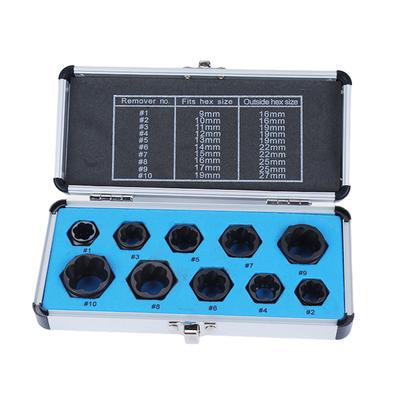 10pcs Metal Efficient Screw Remover Say Goodbye To Stuck Screws Rust Resistant Nut Adopter Unscrew