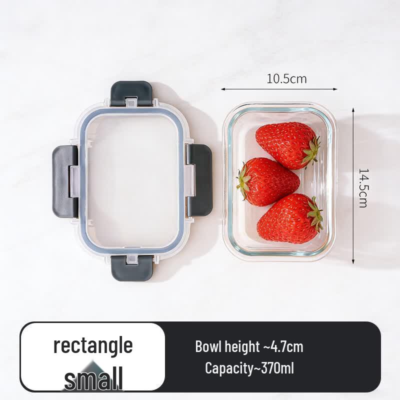 Ru Han Rectangular Glass Food Container Set