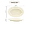 KANGMO 12-inch Oval Ceramic Fish Plate