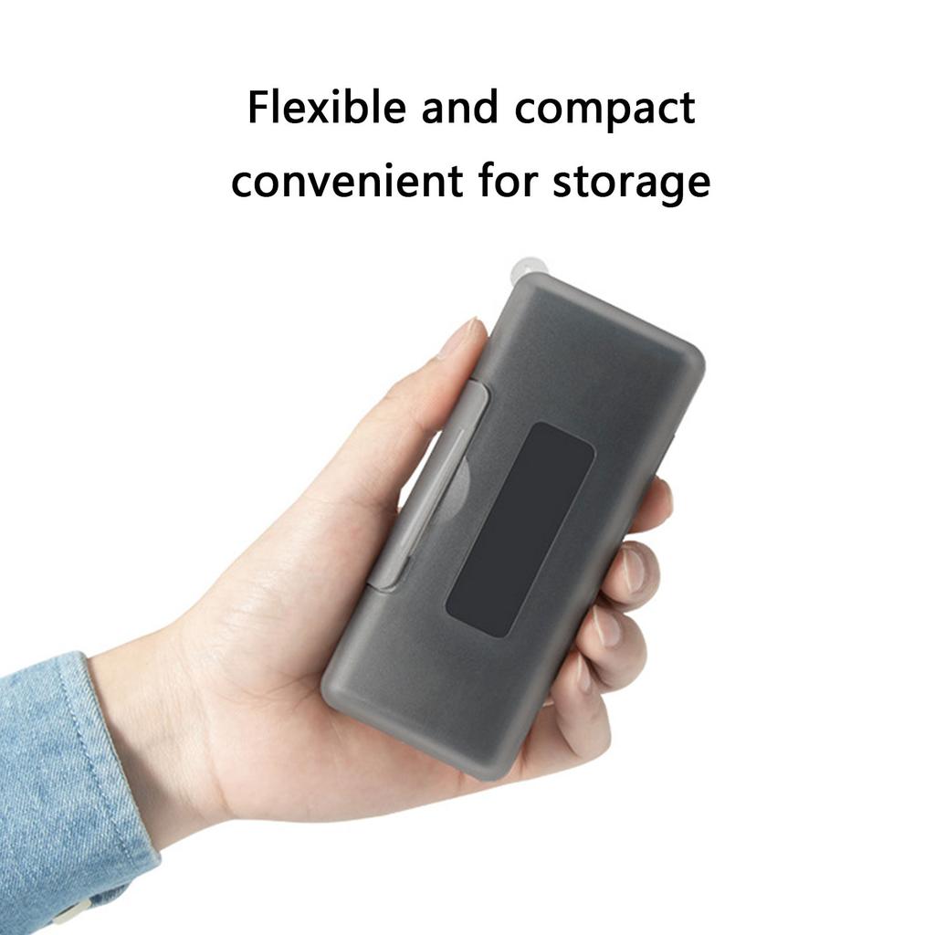 2 Slots M.2 Hard Drive Storage Case Portable Dustproof Shockproof Design for IT Professionals and Digital Enthusiasts