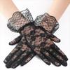 Gants Floraux de Mariée Longueur Poignet Gants Entiers pour Dîner Costumes Fantaisie Accessoires