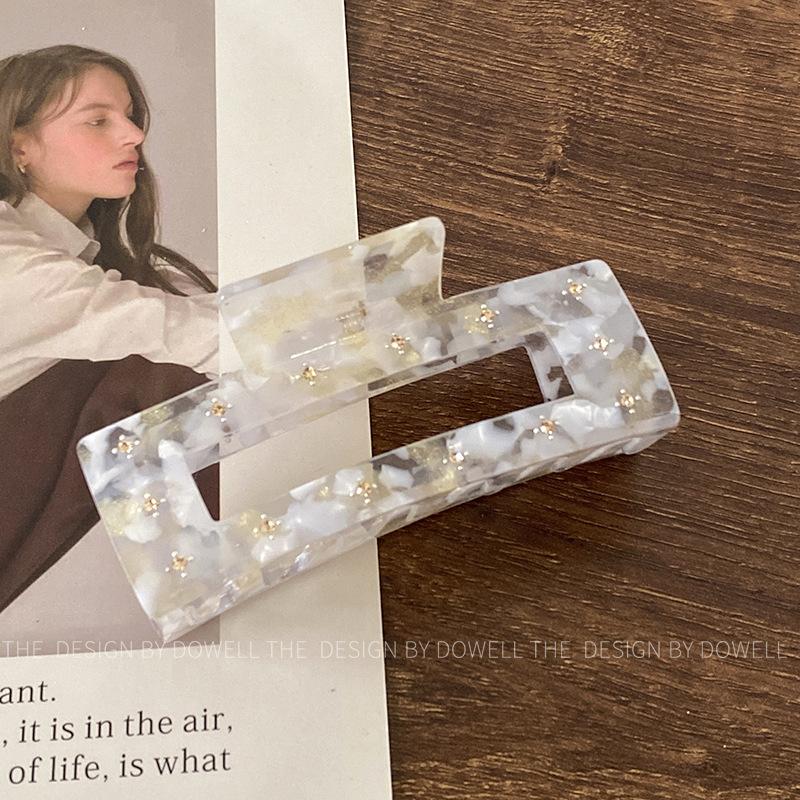 Trendy Acetate Korean Hair Claw With Minimalist Design Perfect For Spring 2023 Fashion